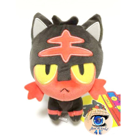 Officiële Pokemon center knuffel Litten +/- 14CM pokedoll